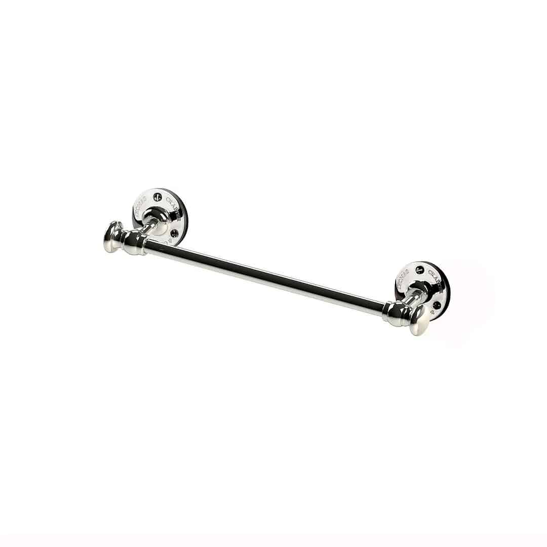 Thomas Crapper Elegant Wall Mounted 300mm Long Towel Bar