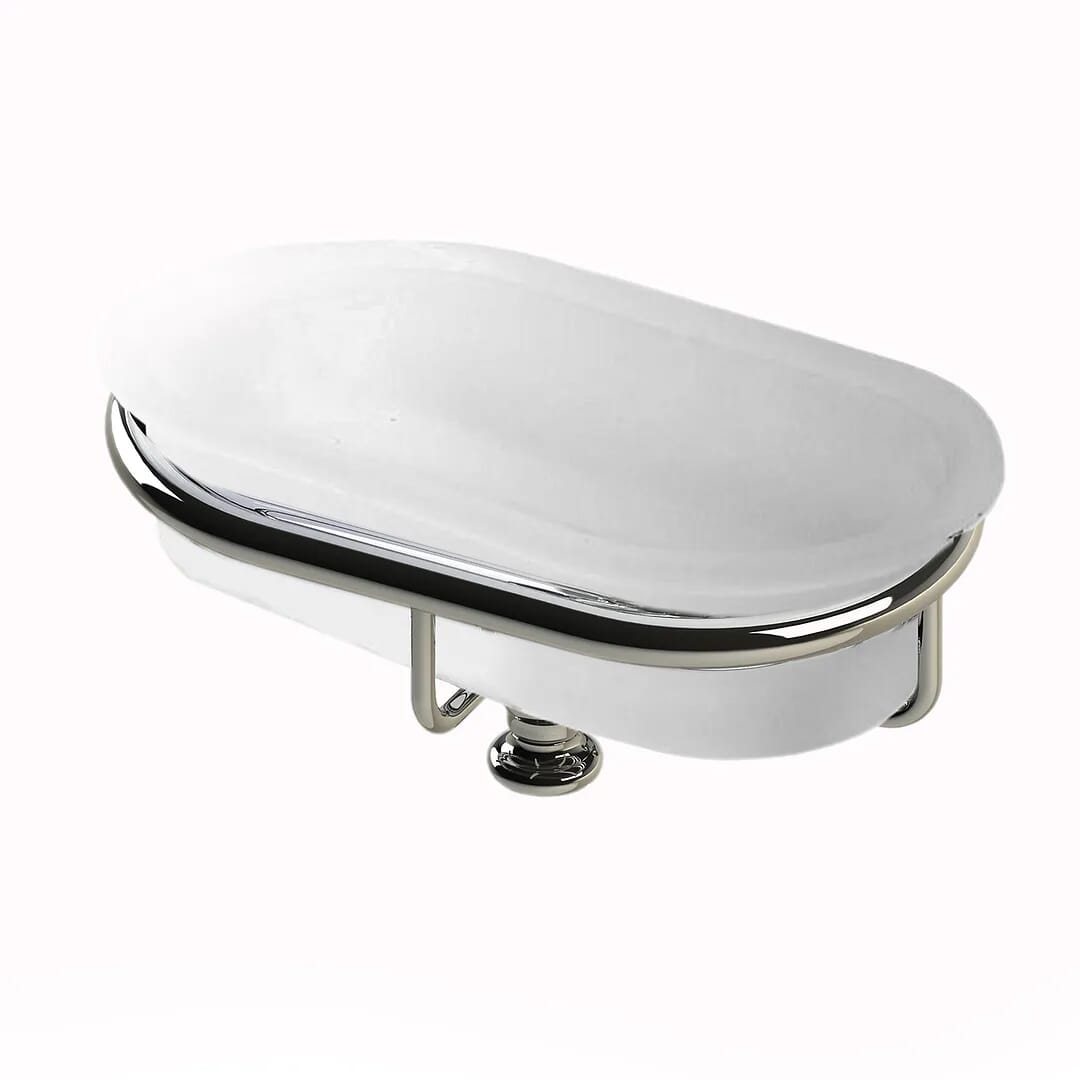 Thomas Crapper Elegant Wall Mounted Soap Dish Holder  - TCACEL1022CP