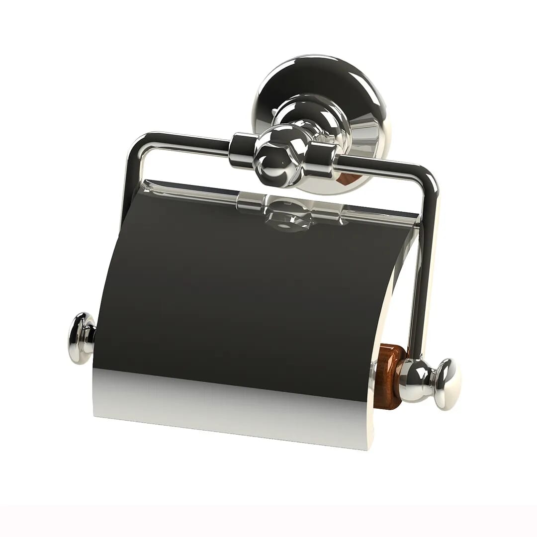Thomas Crapper Elegant Toilet Roll Holder - TCACEL1032CP