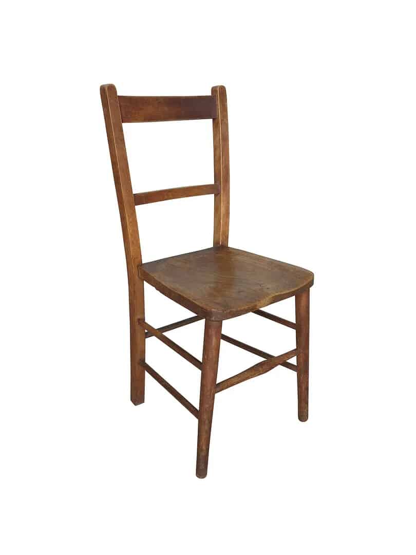 Antique Dark Church / Chapel Chairs