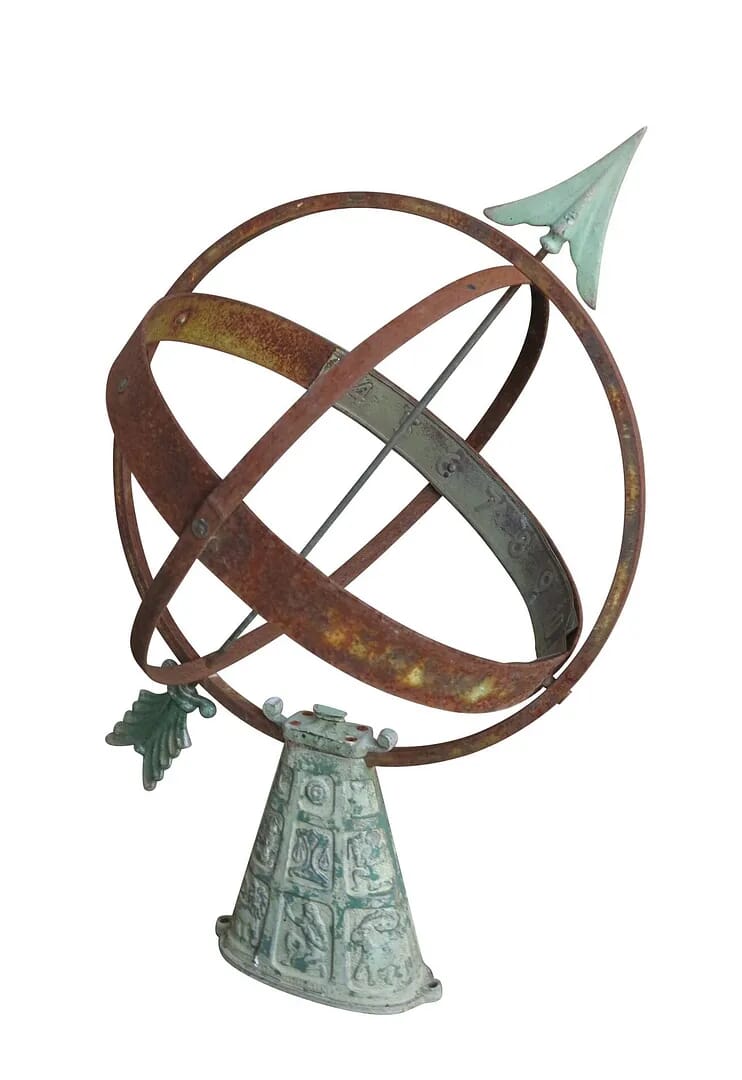 Antique Garden Outdoor Armilliary Sundial - 8892
