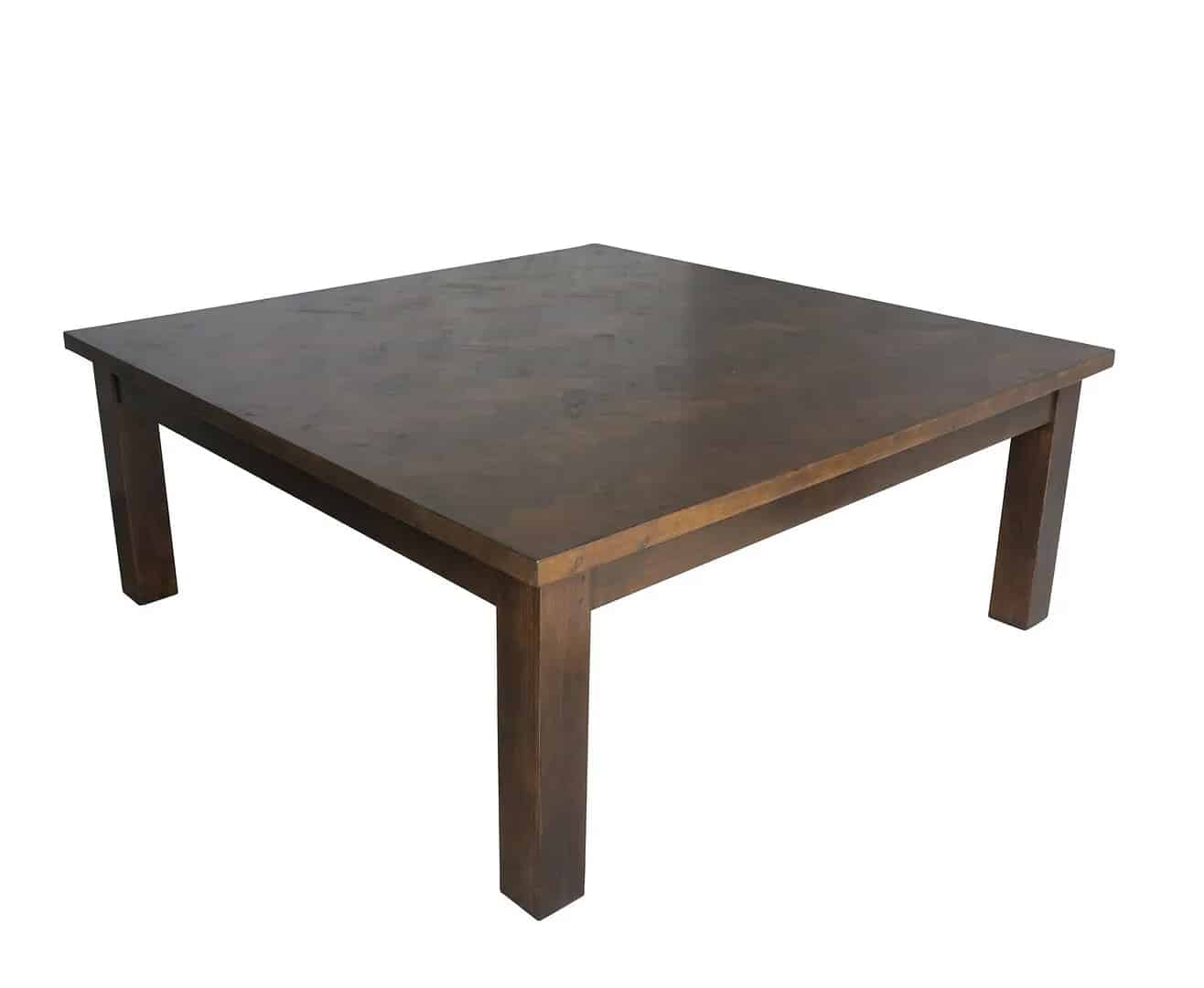 Large Bespoke Herringbone Pattern Plank Top Table