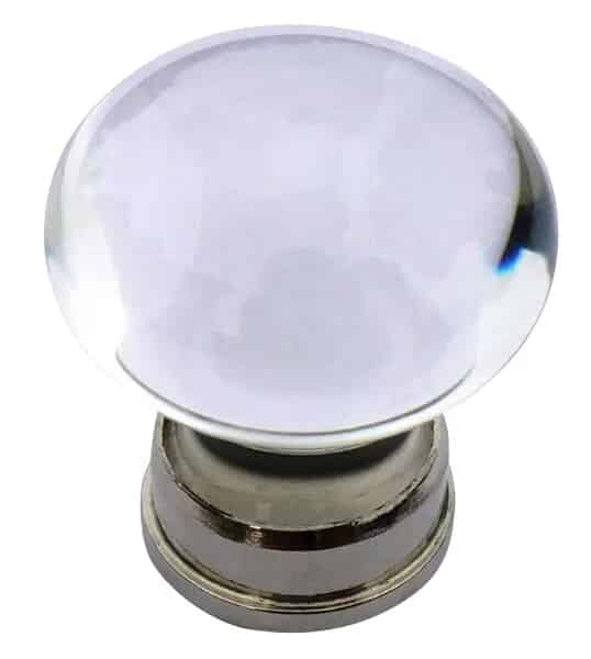Clear Glass Cupboard Knobs