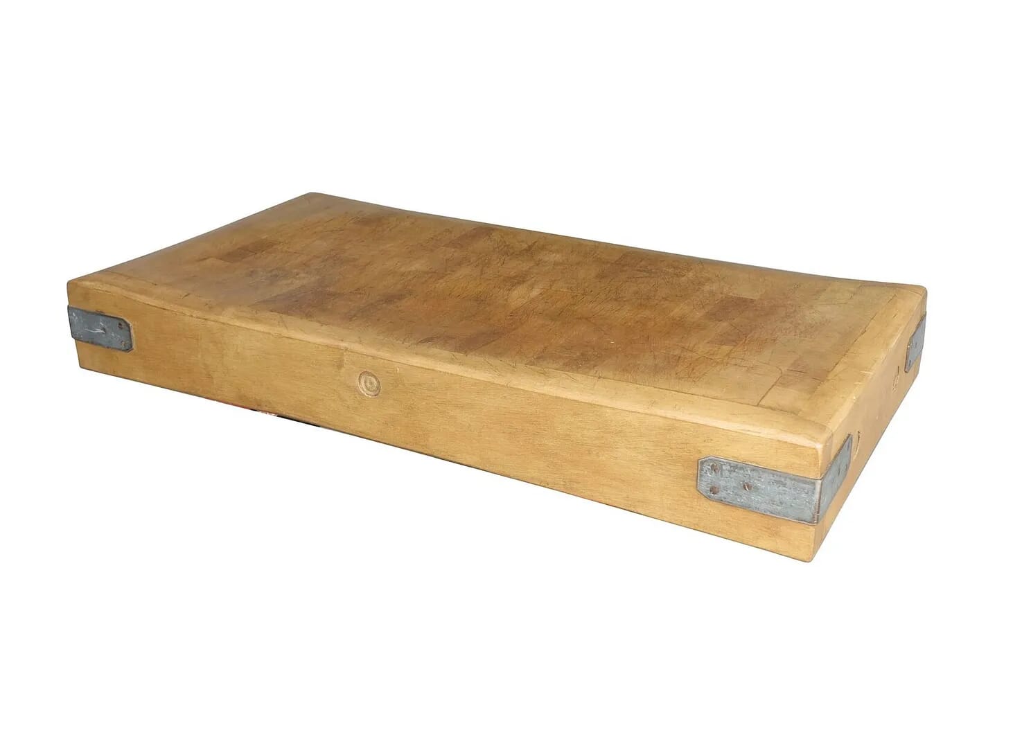 Original Antique Kitchen Flat Butchers Chopping Block - 7448