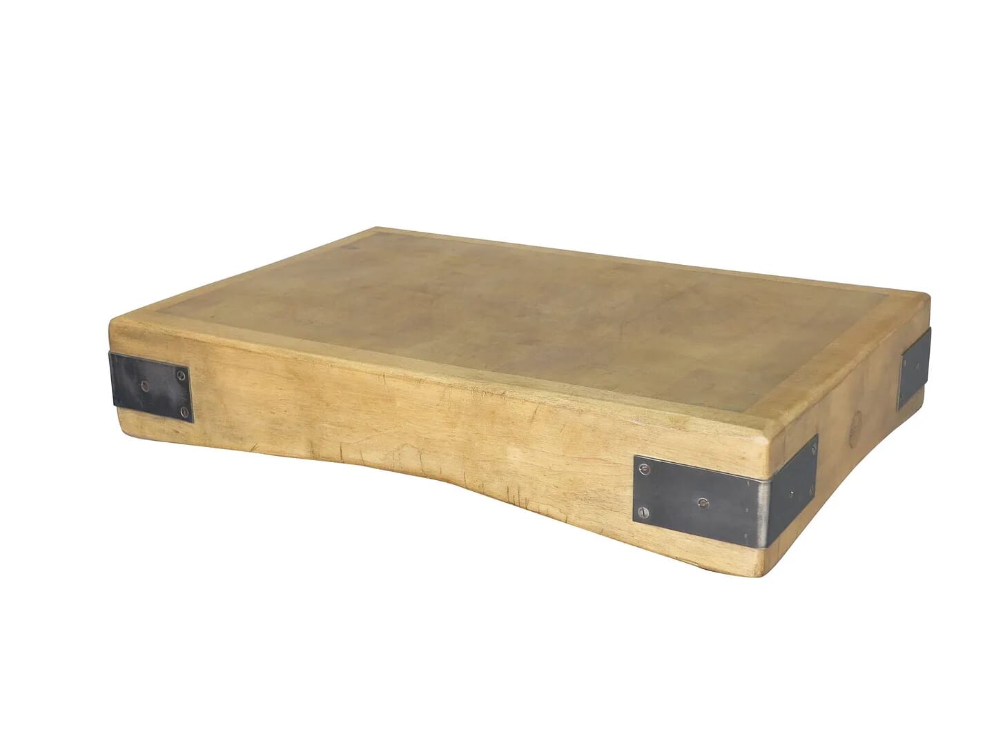 Original Reclaimed Antique Kitchen Butchers Chopping Block - 8733