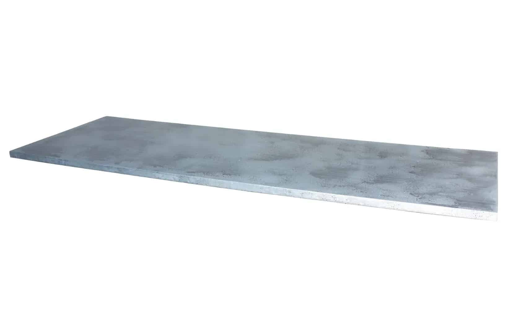 Antiqued Distressed Handmade Zinc Top
