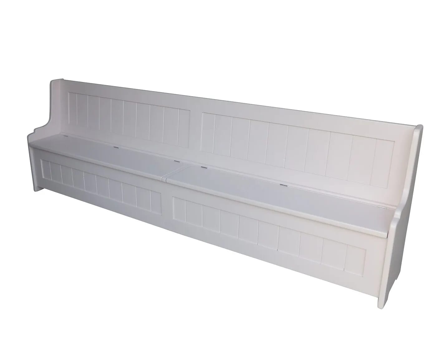Handmade Large Pine Settle With Lift Up Seats for Storage - D1584