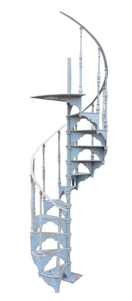 Grey Hayward Brothers Cast Iron Spiral Staircase - 8768