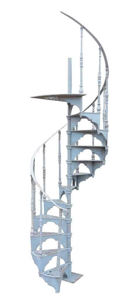 Grey Hayward Brothers Cast Iron Spiral Staircase