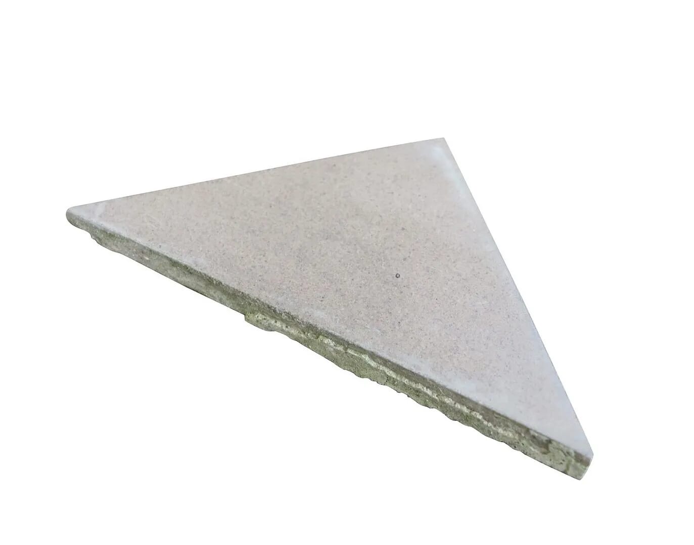Reclaimed Encaustic Triangle Floor Tiles - 8704b