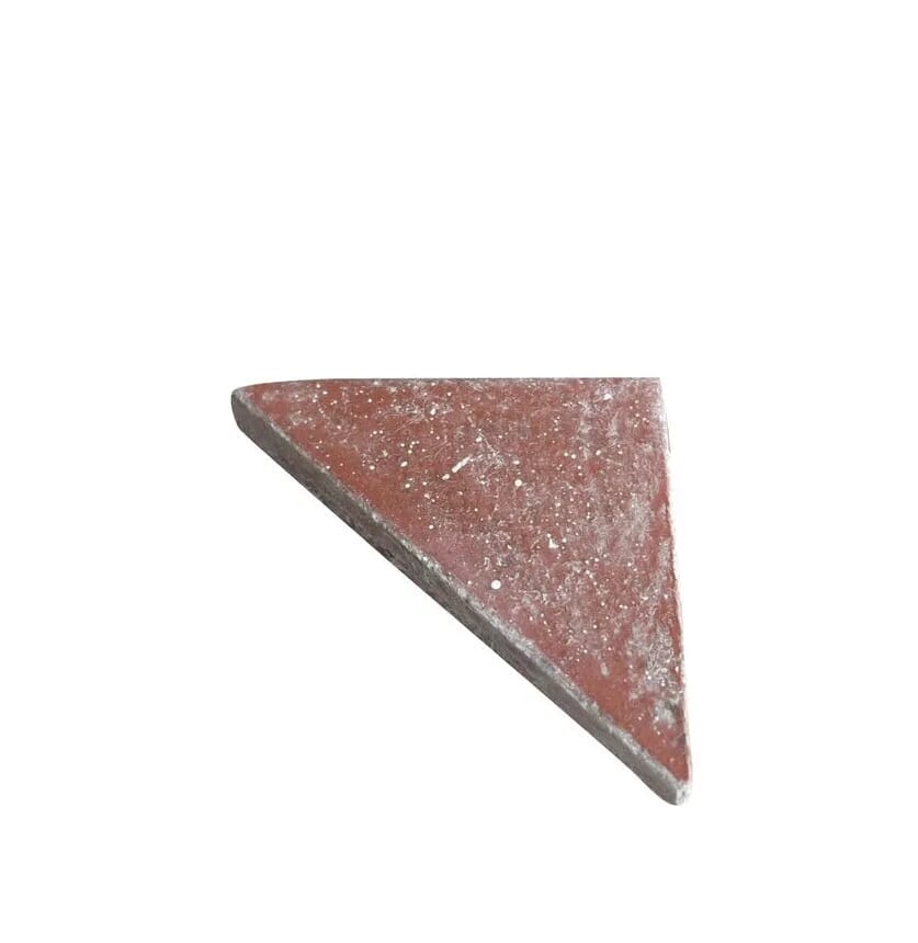 Reclaimed Encaustic Red Coloured Triangle Floor Tiles - 8342c