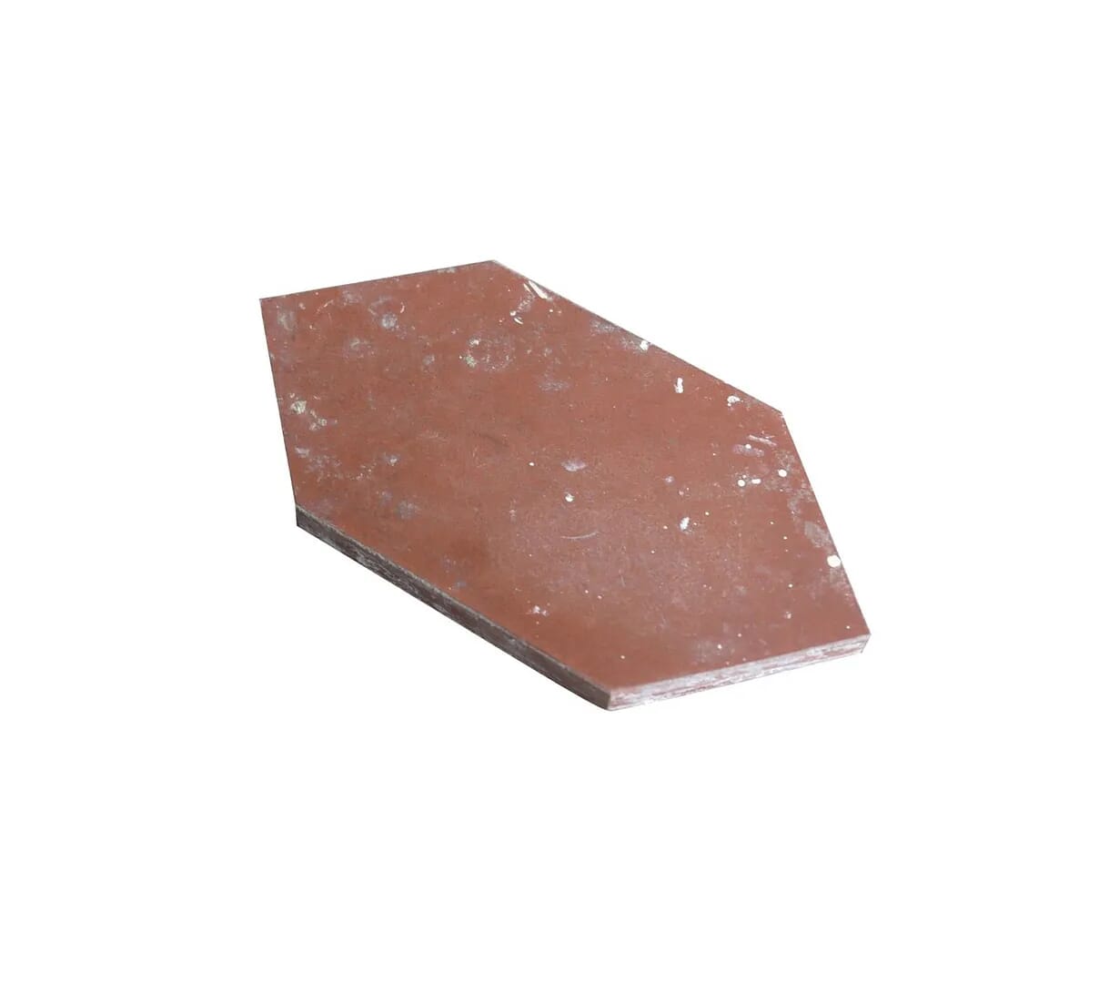 Vintage Reclaimed Encaustic Red Floor Tiles - 8342h