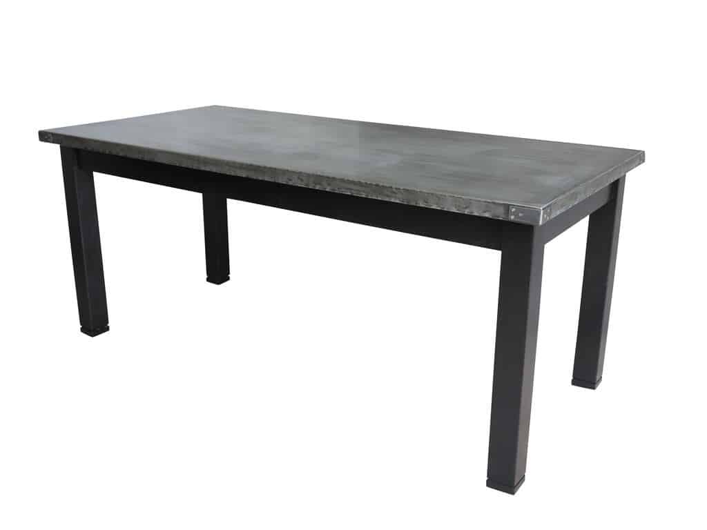 Zinc Top Indoor Or Outdoor Garden Table