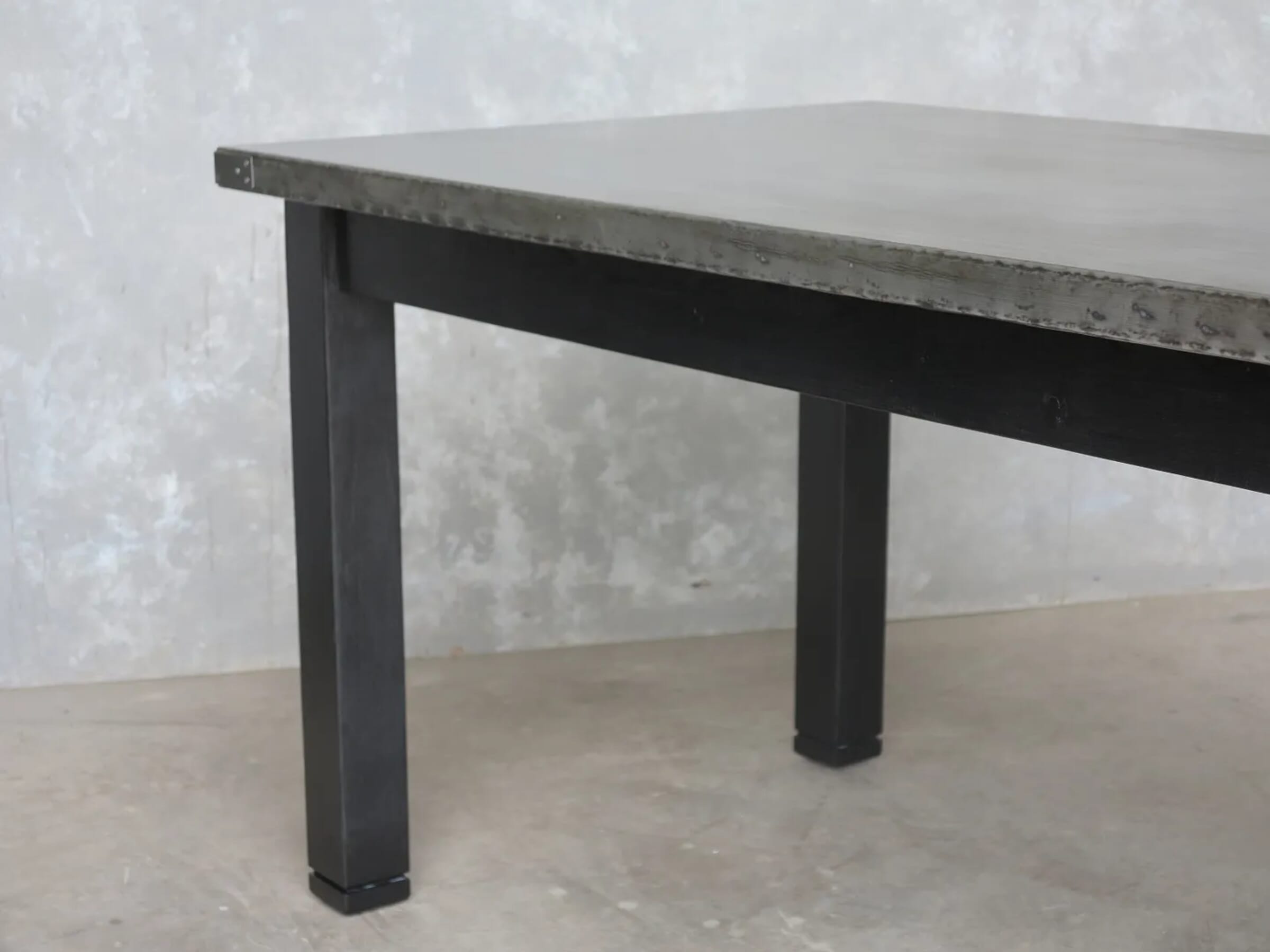 Zinc Top Indoor Or Outdoor Garden Table