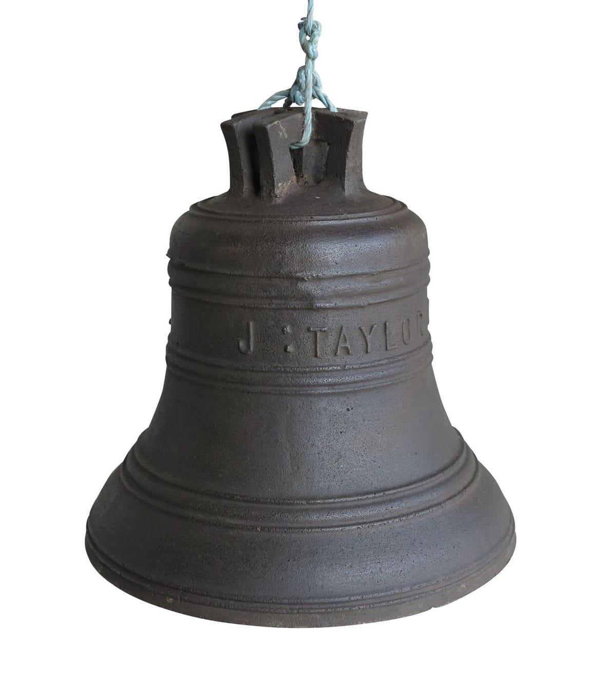 Antique John Taylor Church Bronze Bell with Clapper - 9023