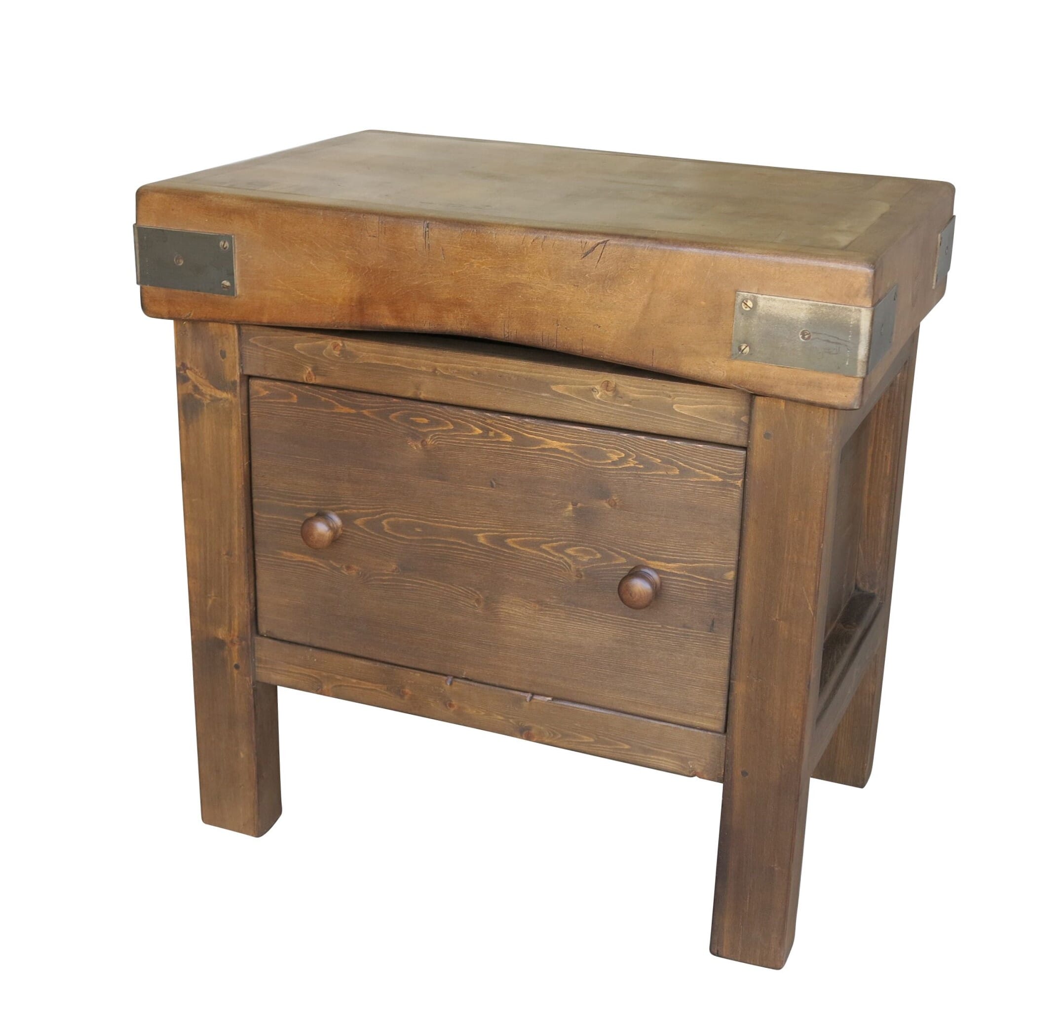 Original Maple Butchers Block Top on Bespoke Base - D1597