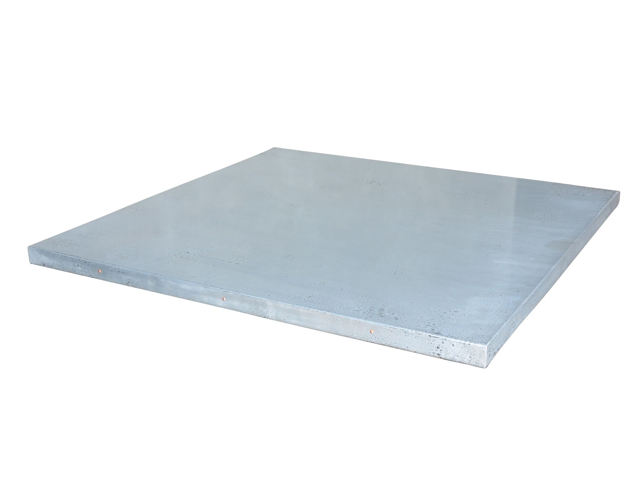 Bespoke Antiqued Distressed Zinc Table Top Only - D1598