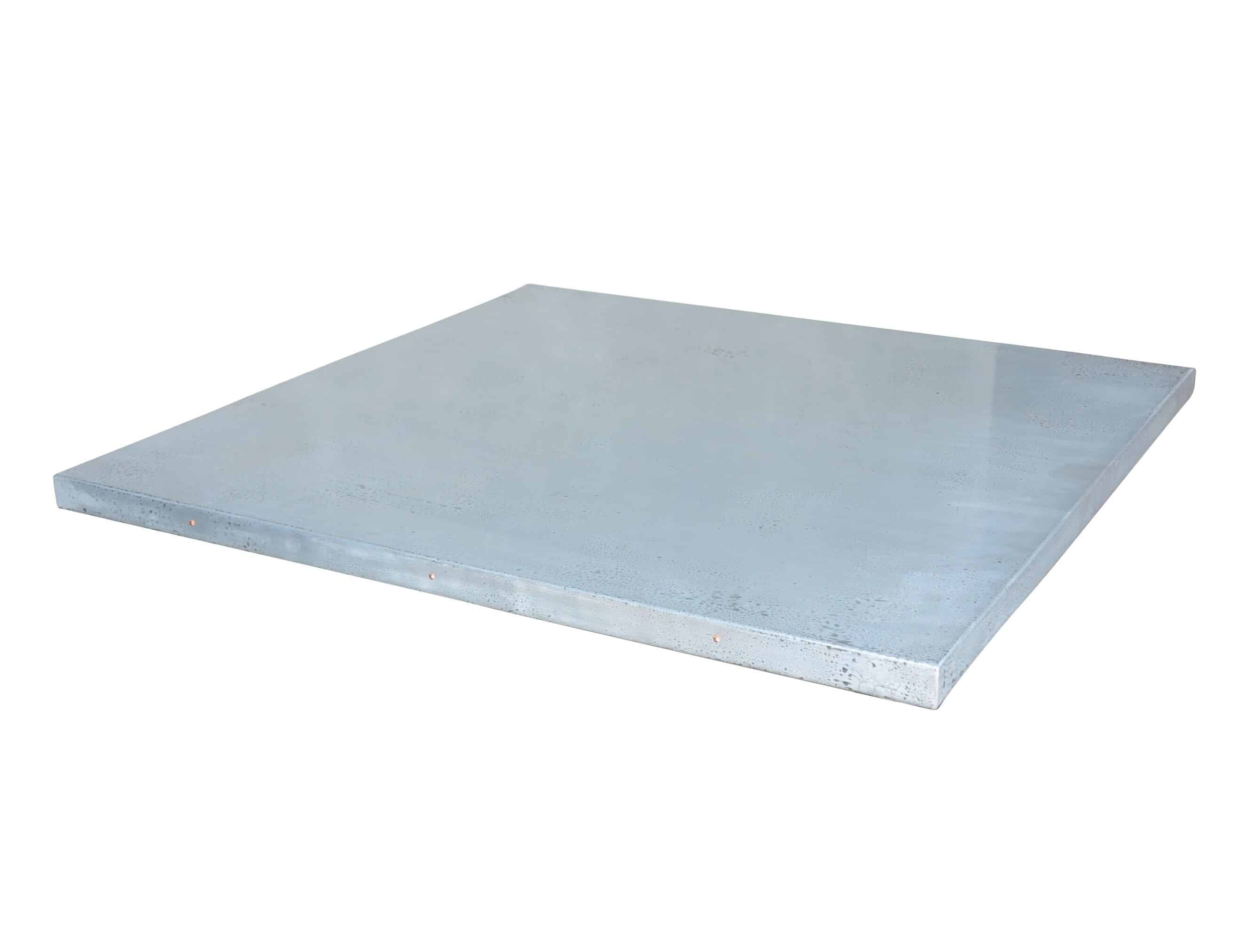 Bespoke Antiqued Distressed Zinc Table Top Only