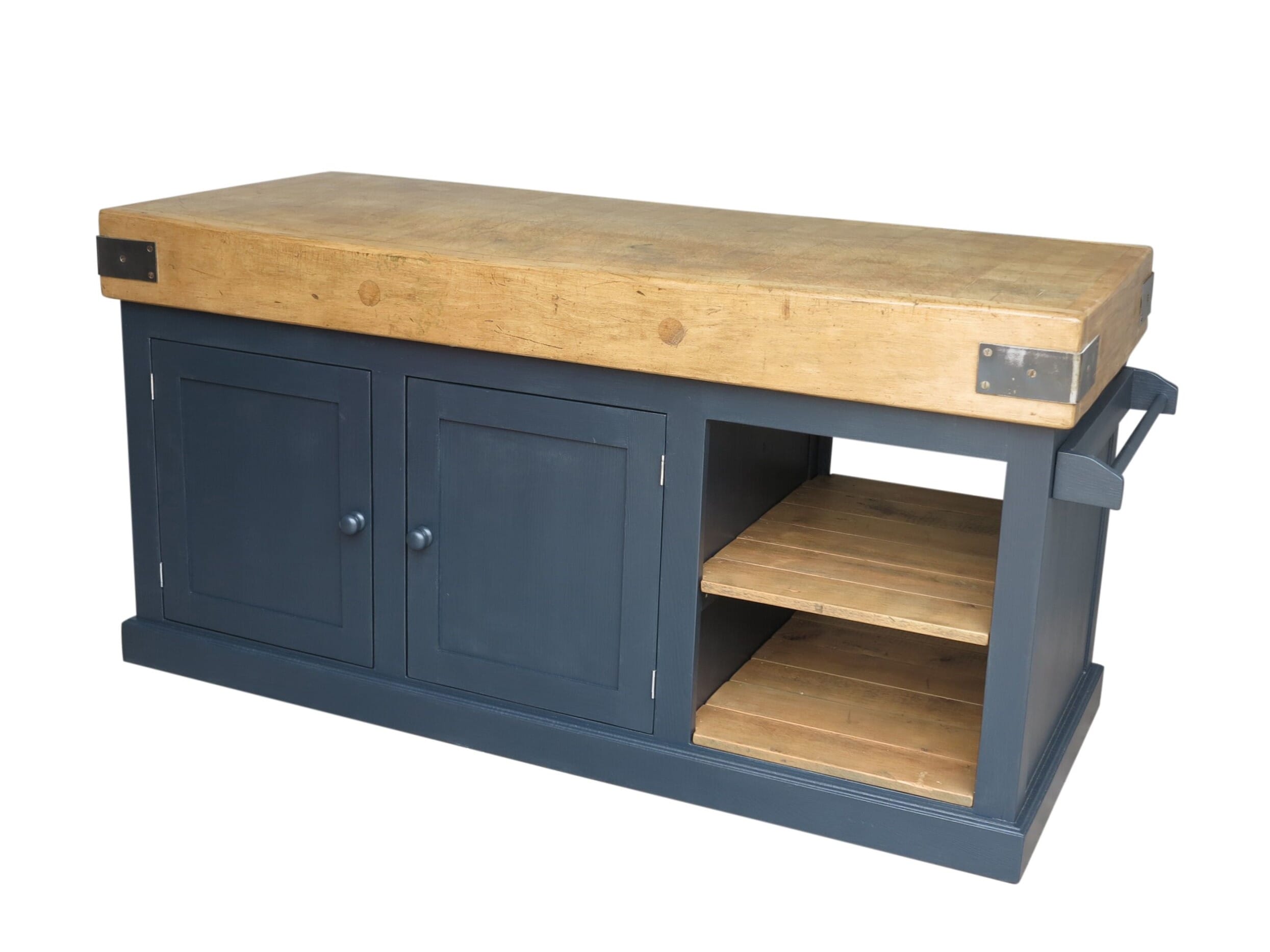 Original Large Maple Butchers Block Top on Bespoke Base - D1600