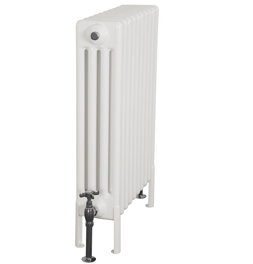 Enderby 4 Column 710mm Tall 10 Section Steel Radiator - TOW216