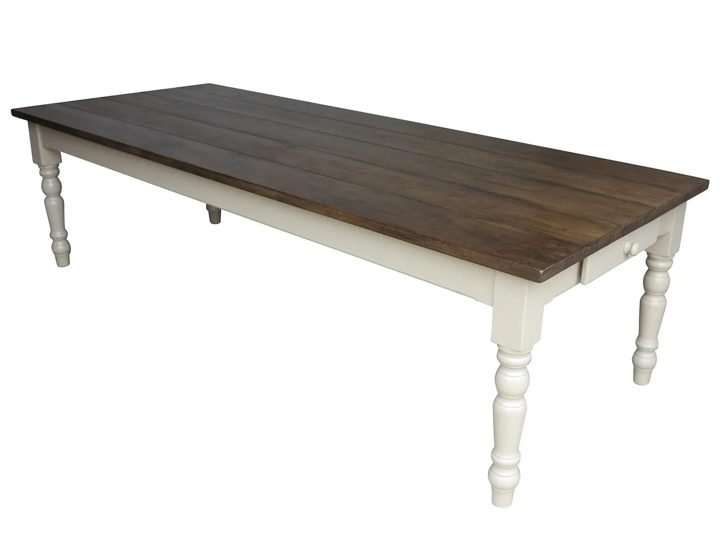 Bespoke Wooden Dark Plank Top Kitchen / Dining Table - D1590