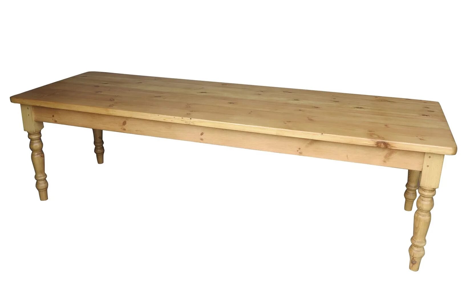Bespoke Reclaimed Pine Farmhouse Kitchen Table - D1592