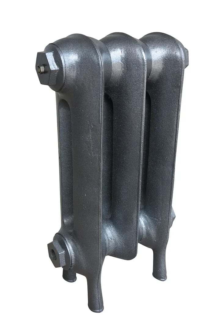 Carron Princess 460mm Tall Cast Iron Radiator 3 Sections Long - Princess460/3