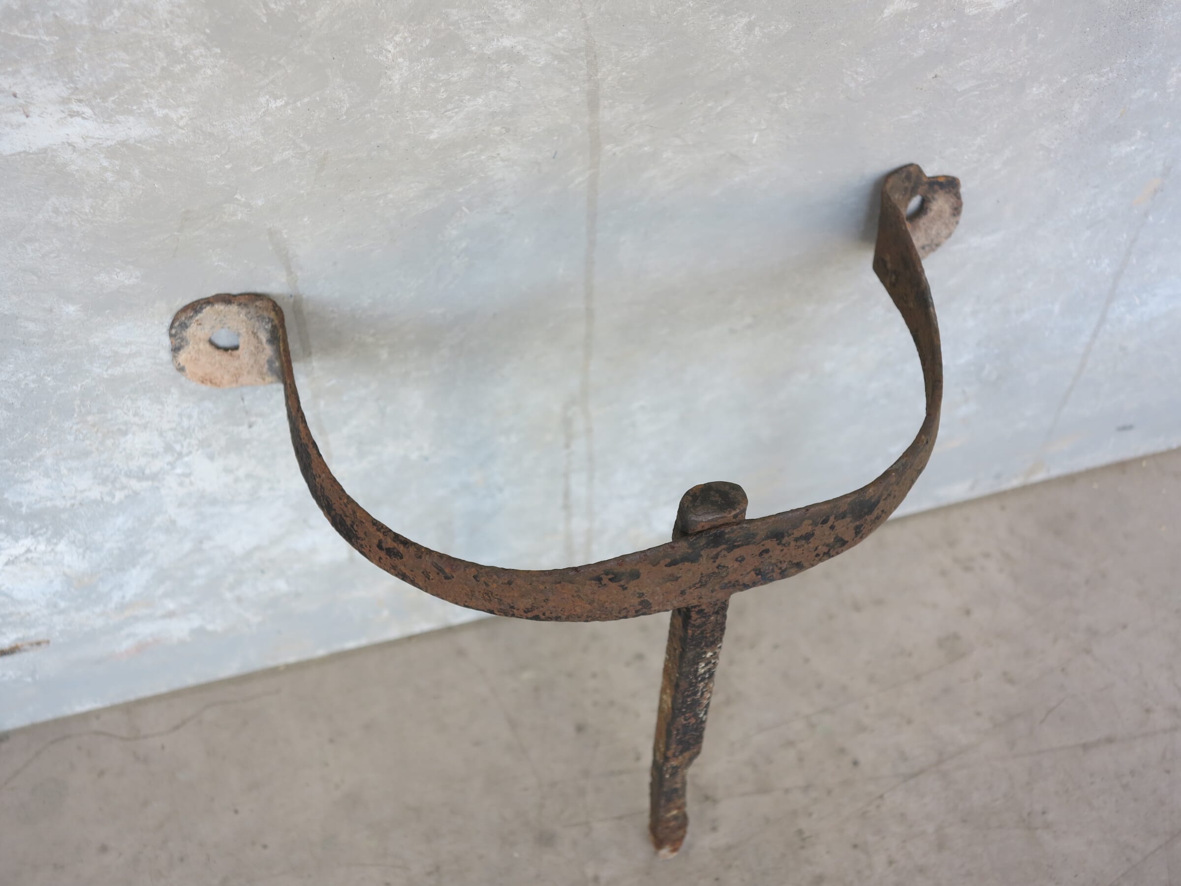 Original Wrought Iron Wall Mounted Boot Scraper