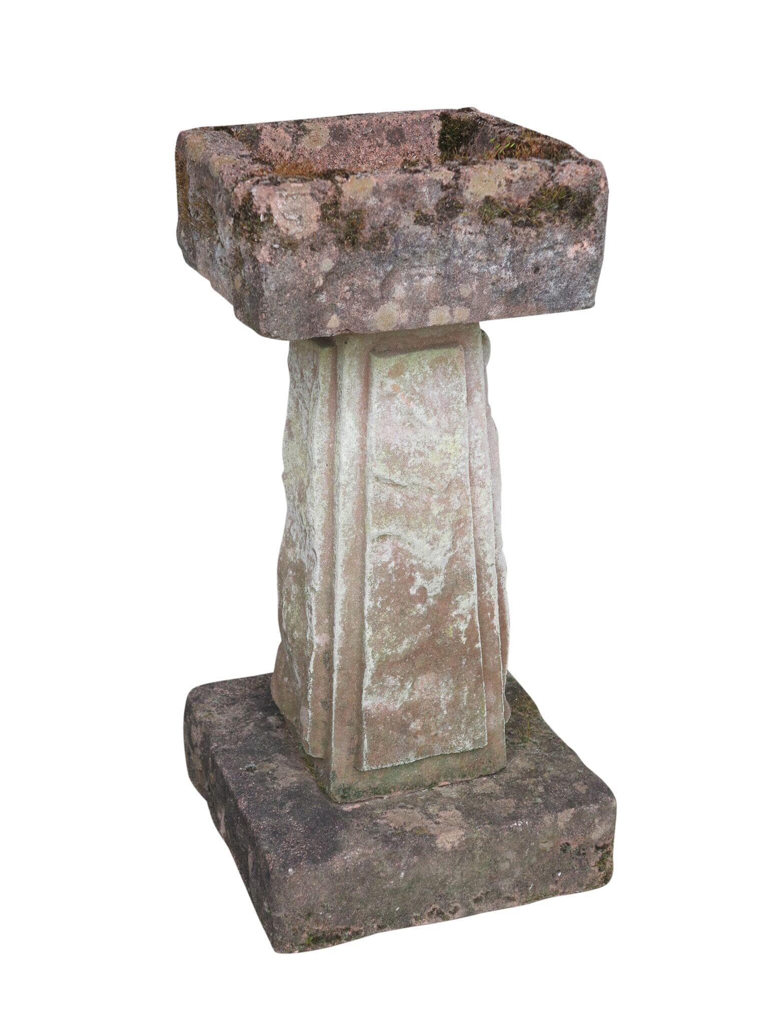 Reconstituted Stone Bird Bath Ornament - 9033