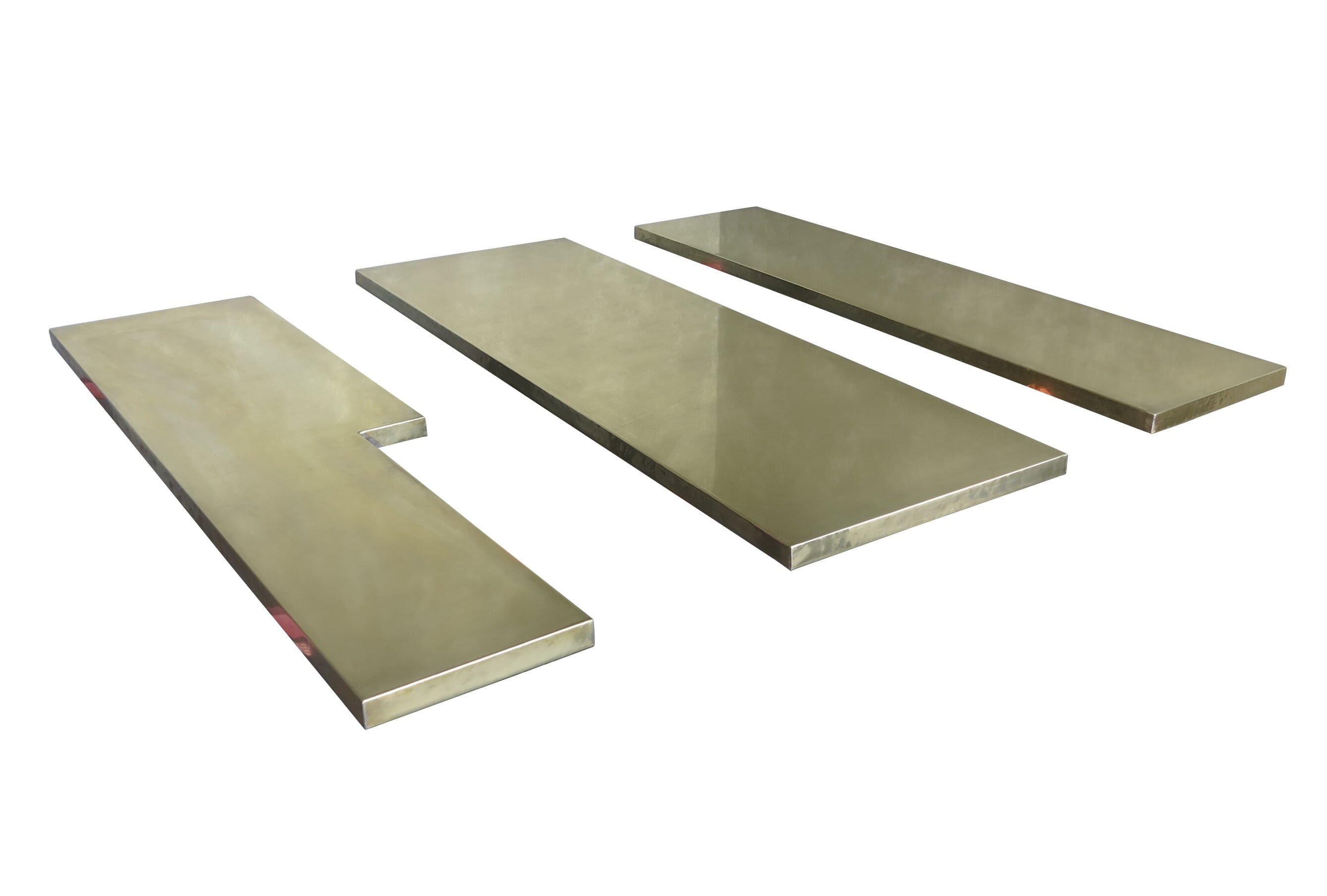 Bespoke Matt Brass Kitchen / Bar Worktops - D1607