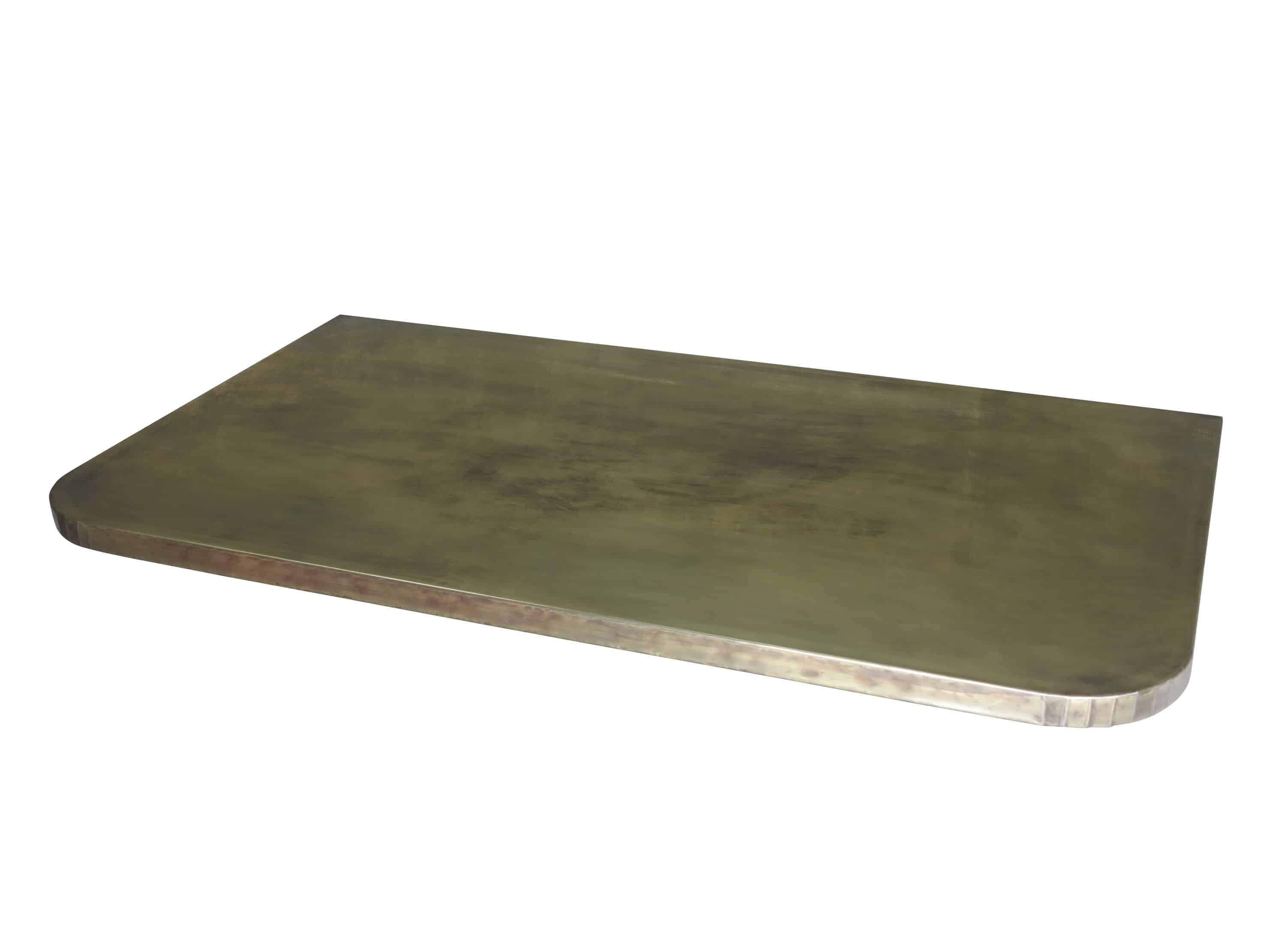 Bespoke Antiqued Brass Kitchen / Bar Worktop