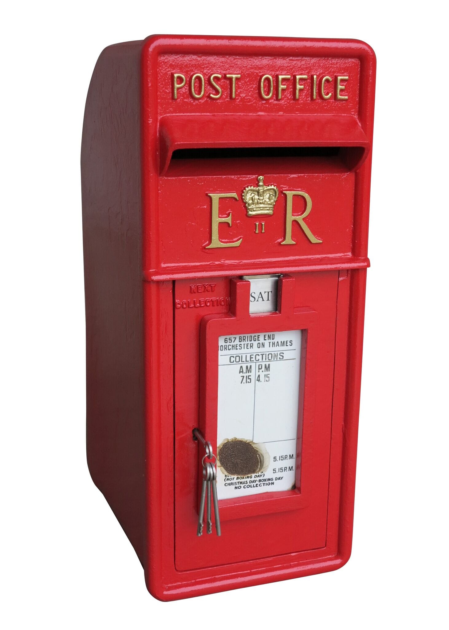 Original Post Office ER II Post Box - 8906