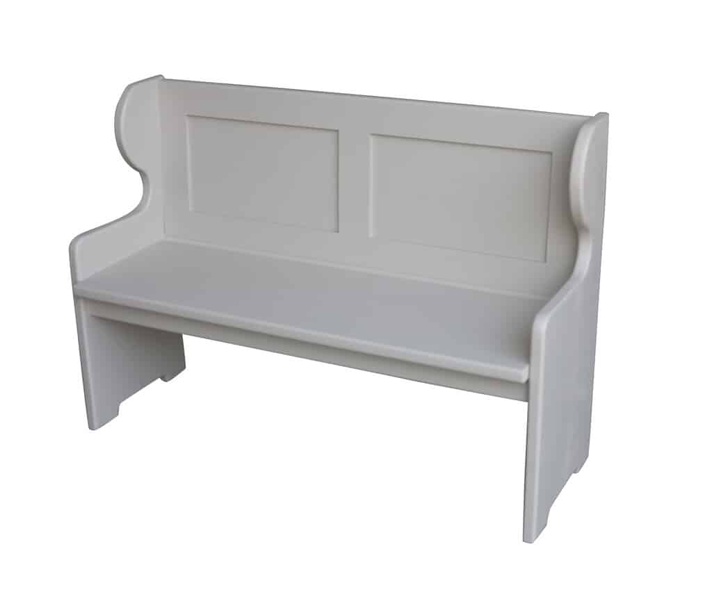Bespoke Handmade Old Pine Painted Pew