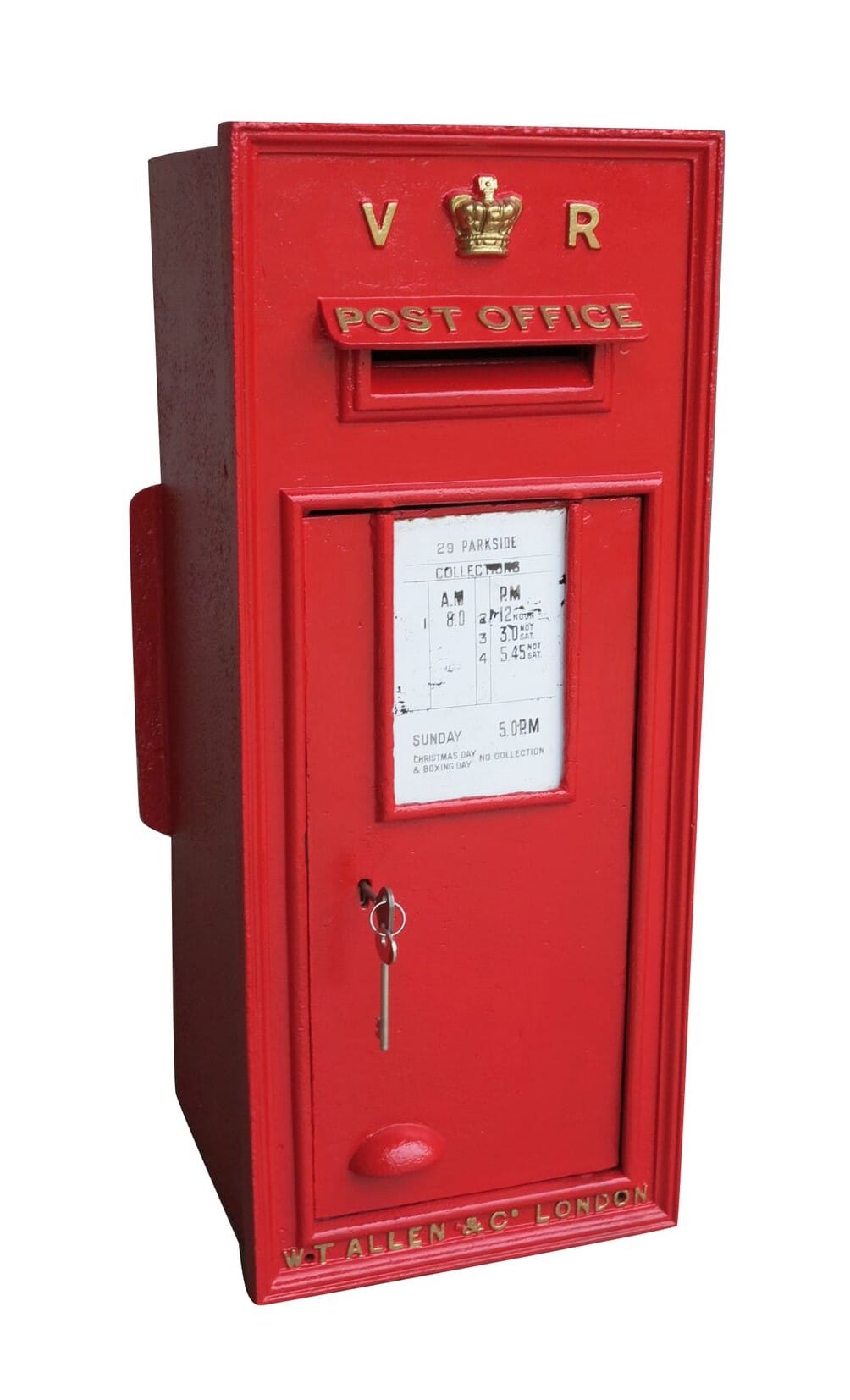 Large Royal Mail VR Cast Iron Wall Mounted Letter Box - 8811