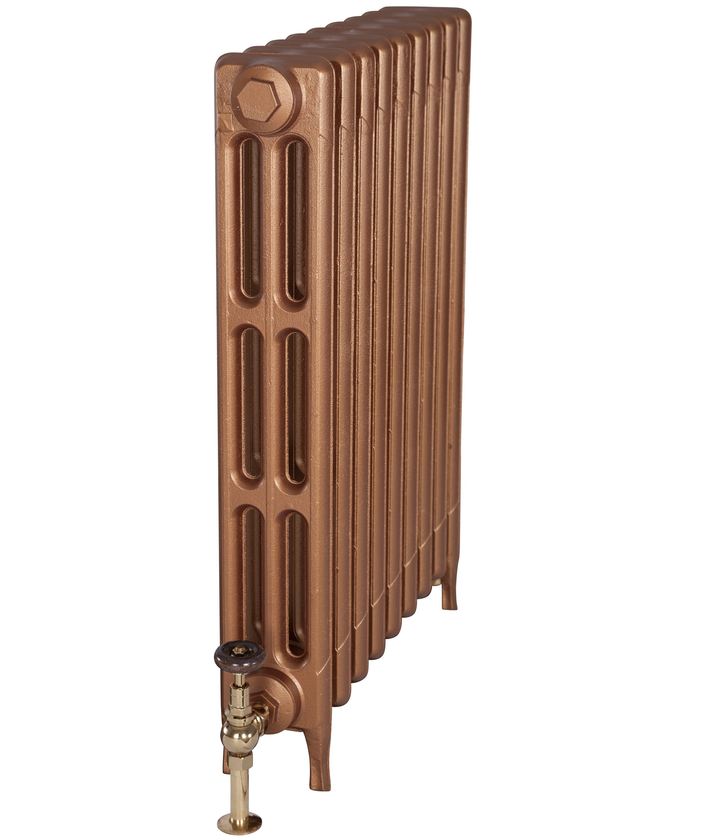 Victorian 735mm Tall 3 Column Carron Cast Iron Radiator - Vict735/9pf