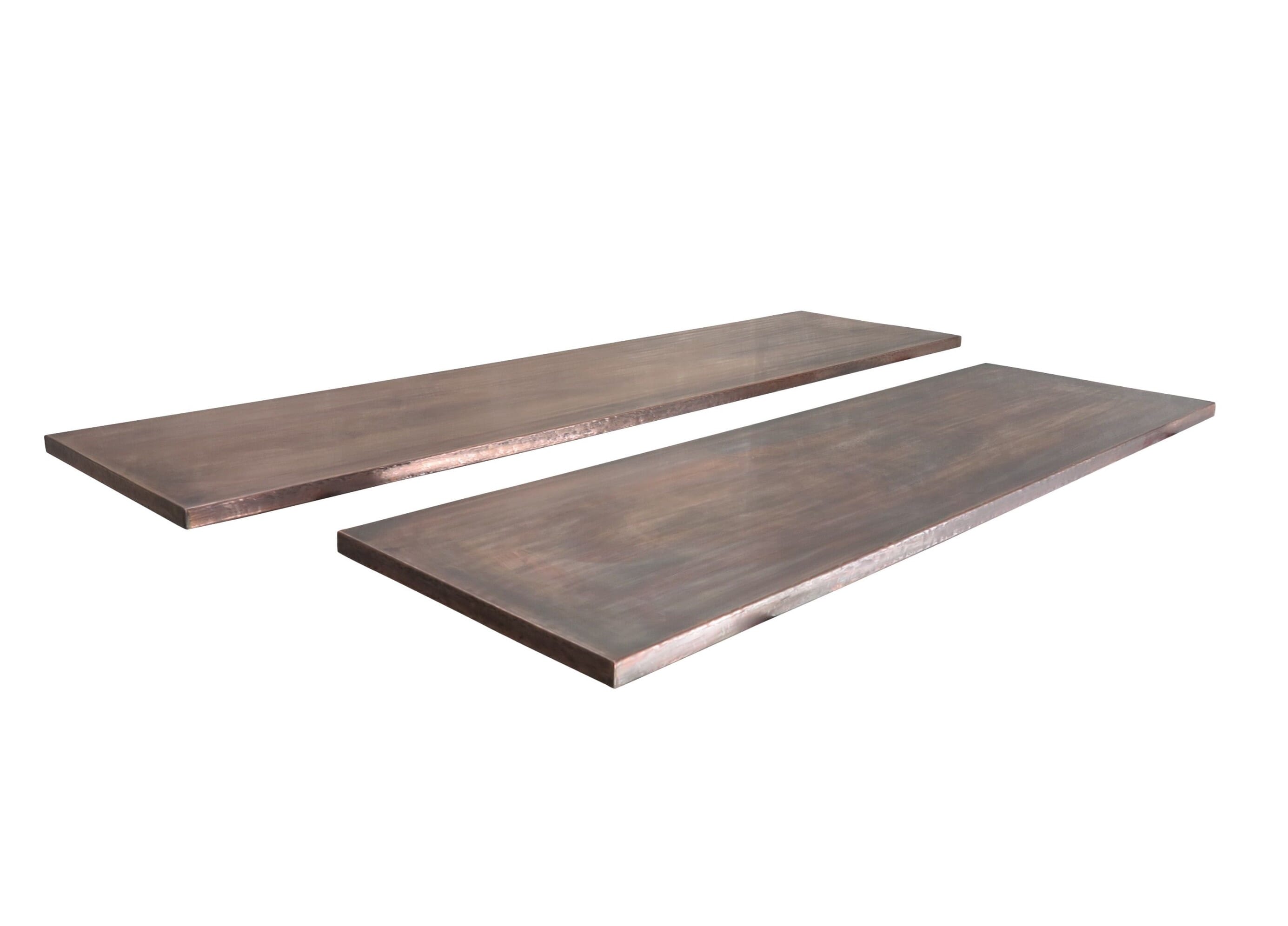 Bespoke Antiqued Copper Kitchen Work Surfaces - D1618