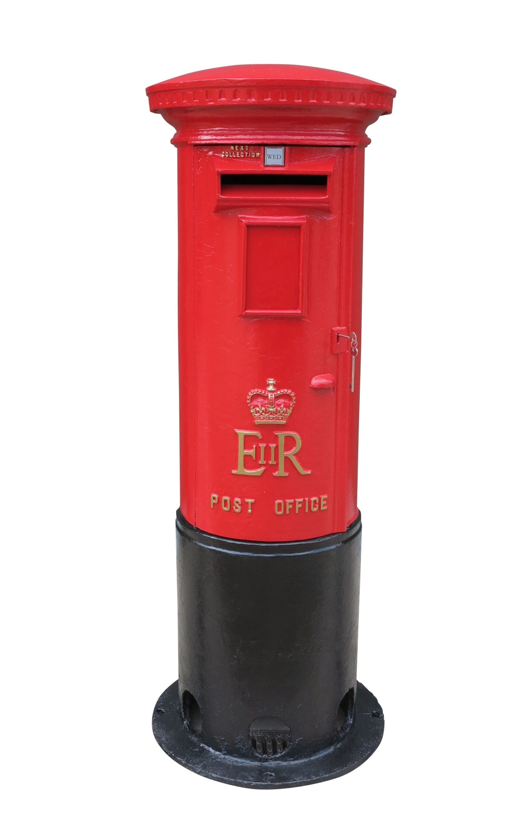 Genuine Reclaimed Cast Iron ER II Pillar Box PB42 - 8807