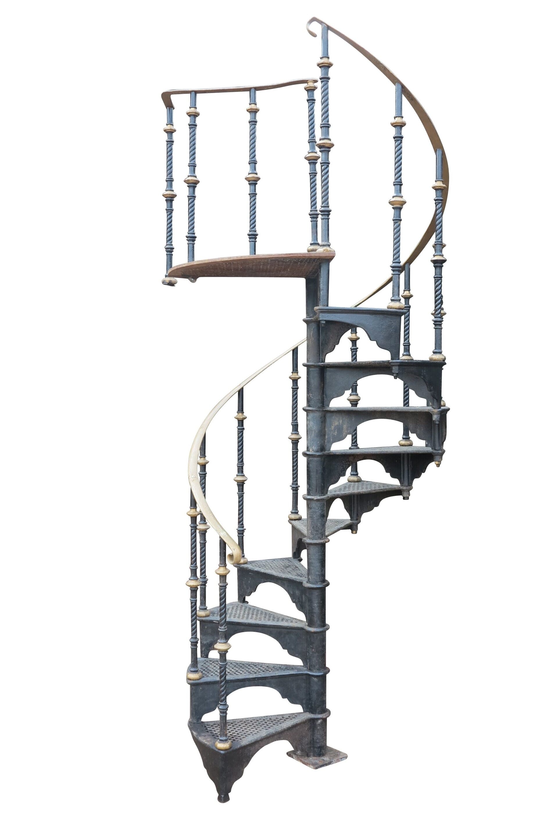 Yates Haywood Cast Iron Black Spiral Staircase - 9070