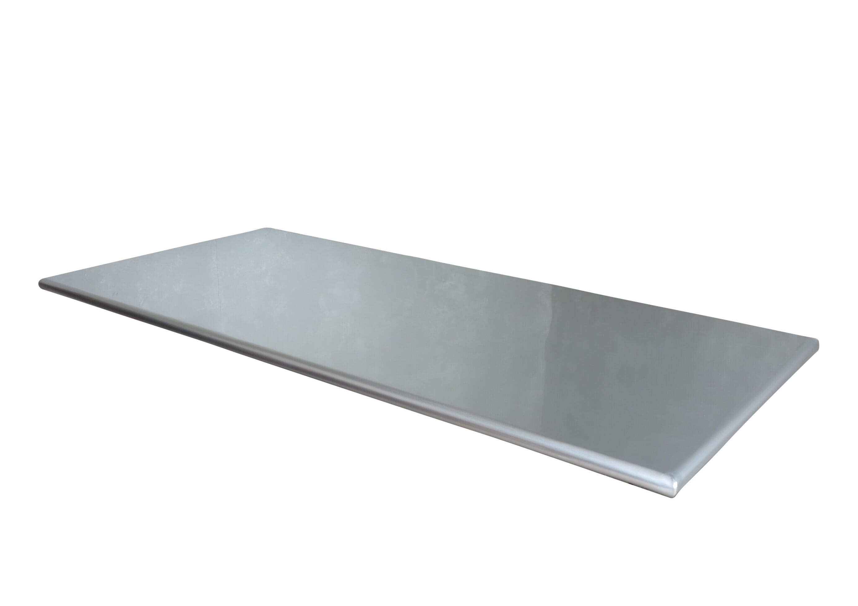 Bespoke Natural Zinc Worktop With Bullnose Edges - D1629