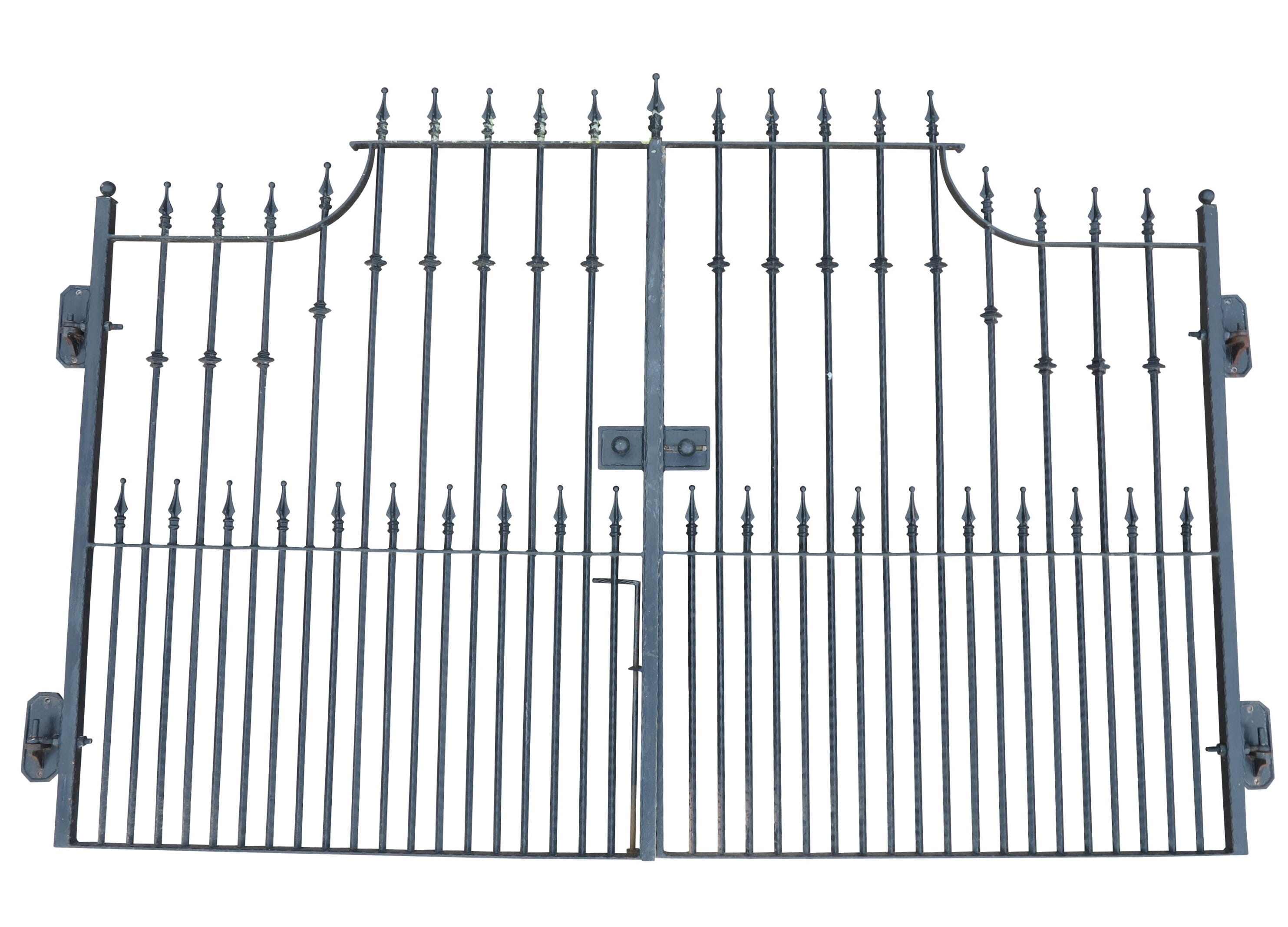 Vintage Reclaimed Metal Driveway Gates - G1a