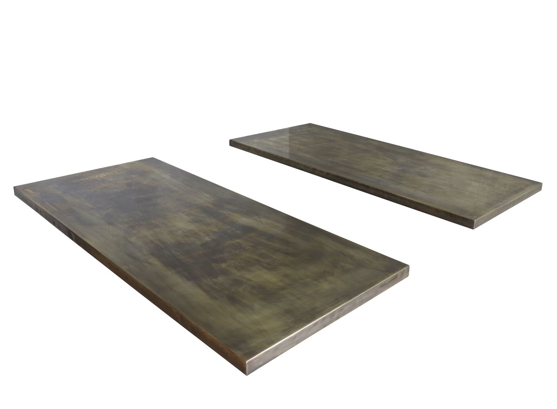 Bespoke Antique Brass Kitchen Worktops - D1633