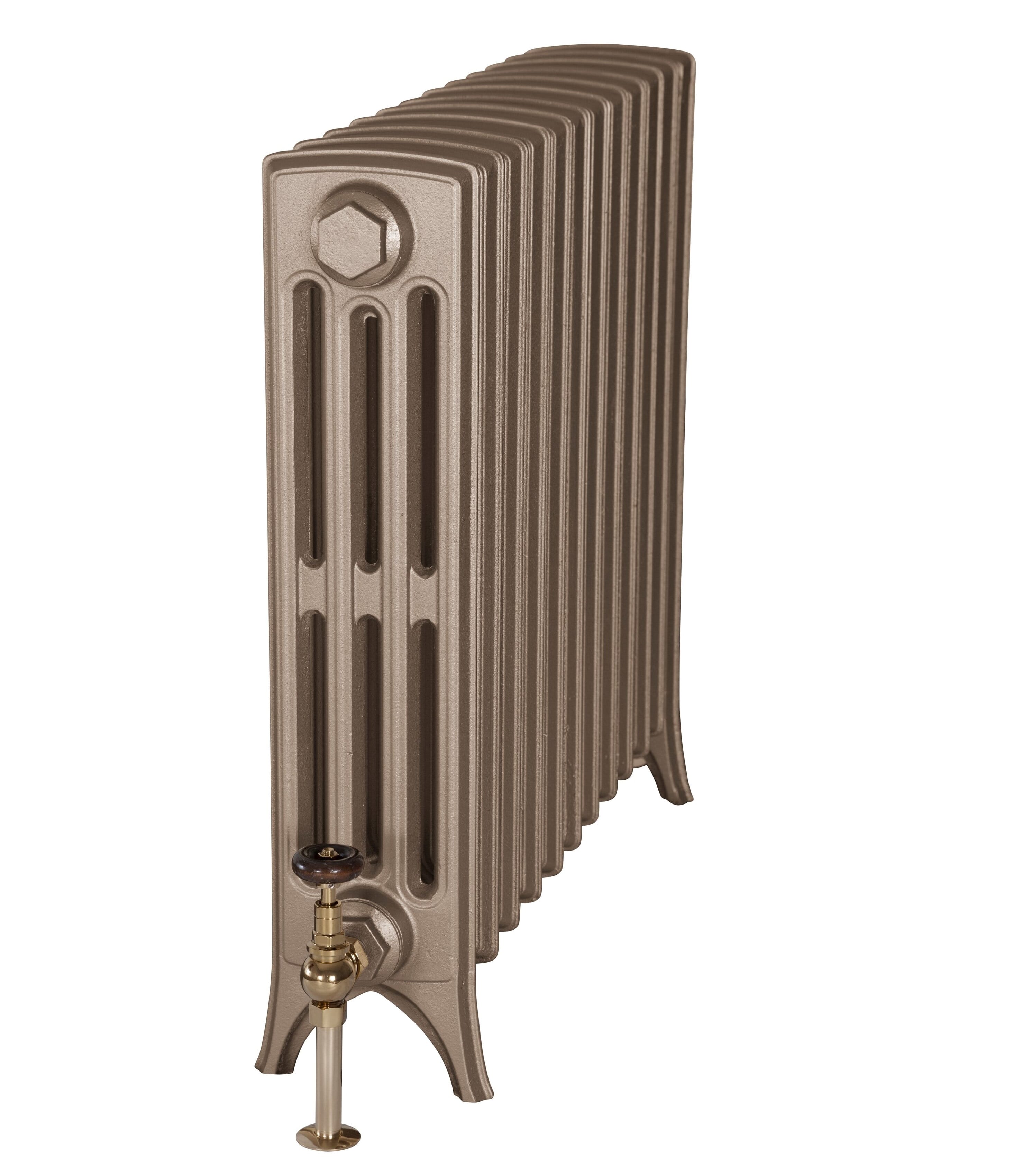 Rathmell 665mm 4 Col Tall Carron Cast Iron Radiator - RATH665/12pf