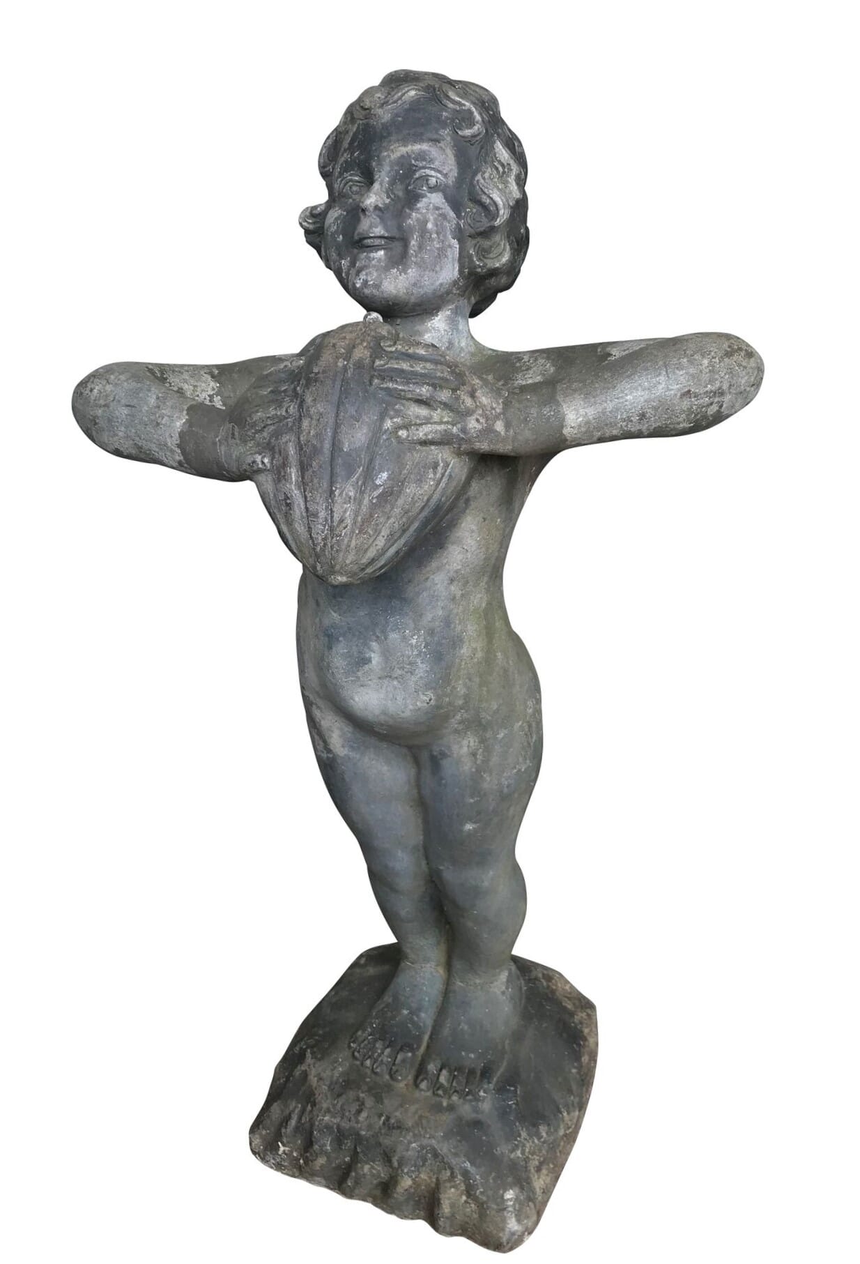 Antique Lead Working Water Feature - 9097