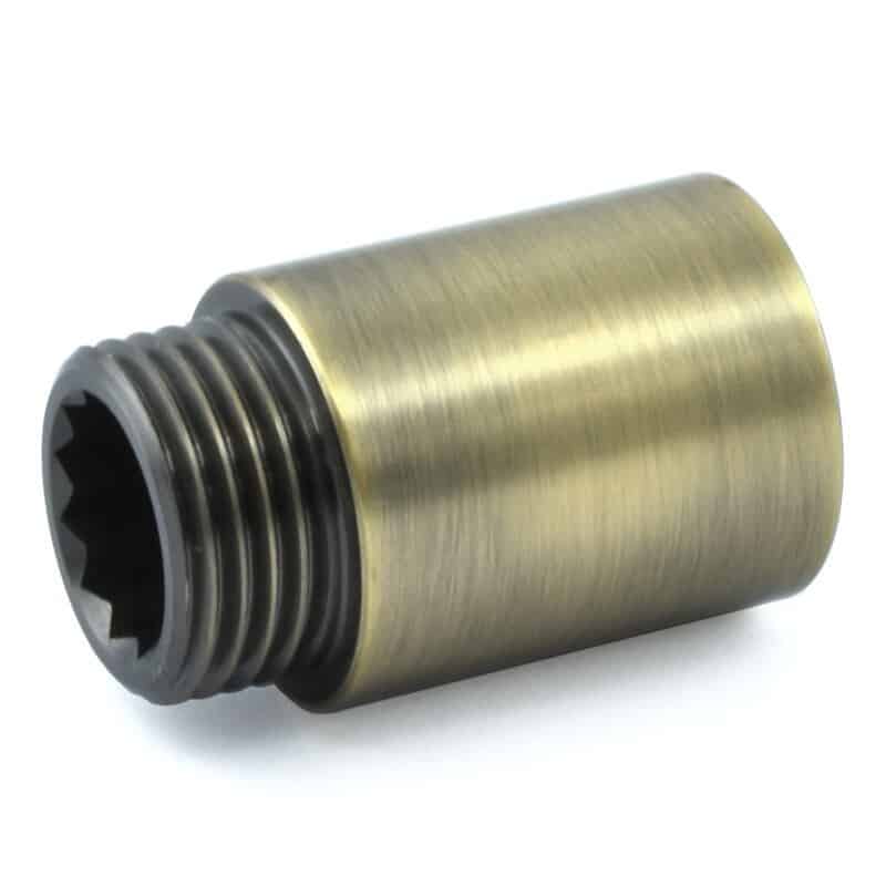30mm Long Antique Brass Radaitor Valve Tail Extensions
