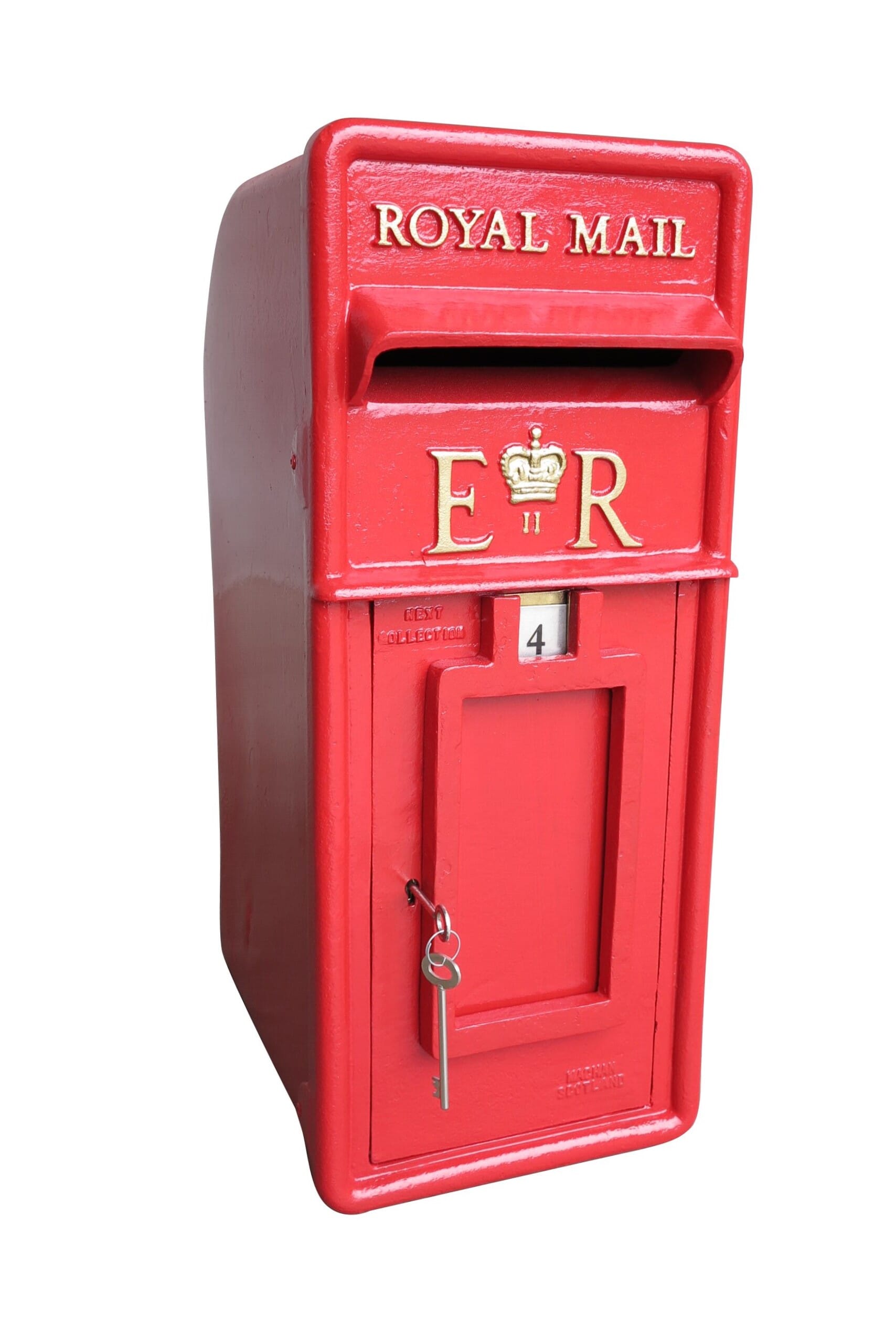 Royal Mail ER II Original Cast Iron Arch Post Box - 9069