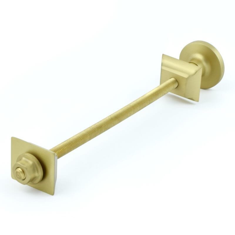 Luxury Brushed Brass Cast Iron Radiator Wall Stay - Wsluxbb