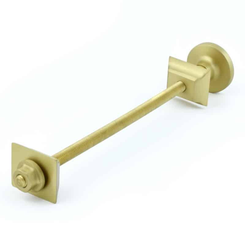 Brushed Brass Cast Iron Radiator Wall Stay