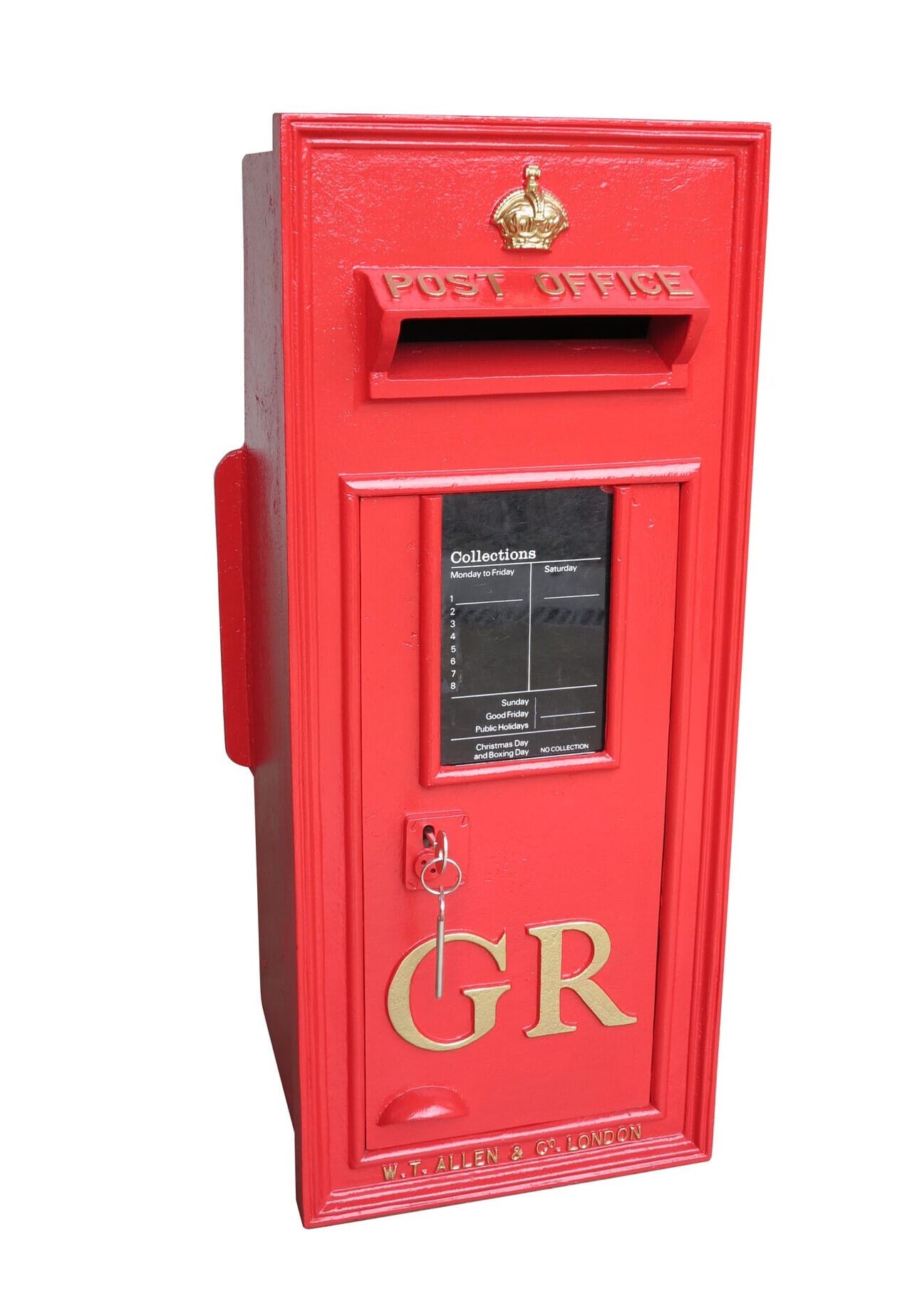 Original Red George 5th Wall Mounted Post Box - 8775