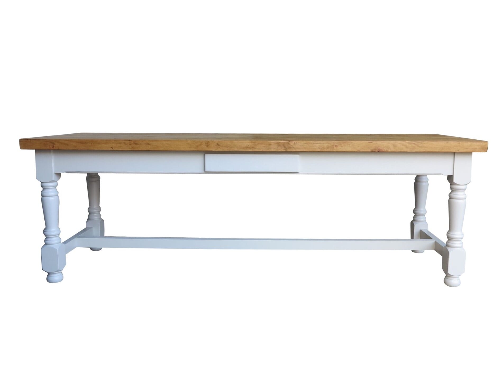 Bespoke Reclaimed Pine Refectory Style Kitchen Table - D1647