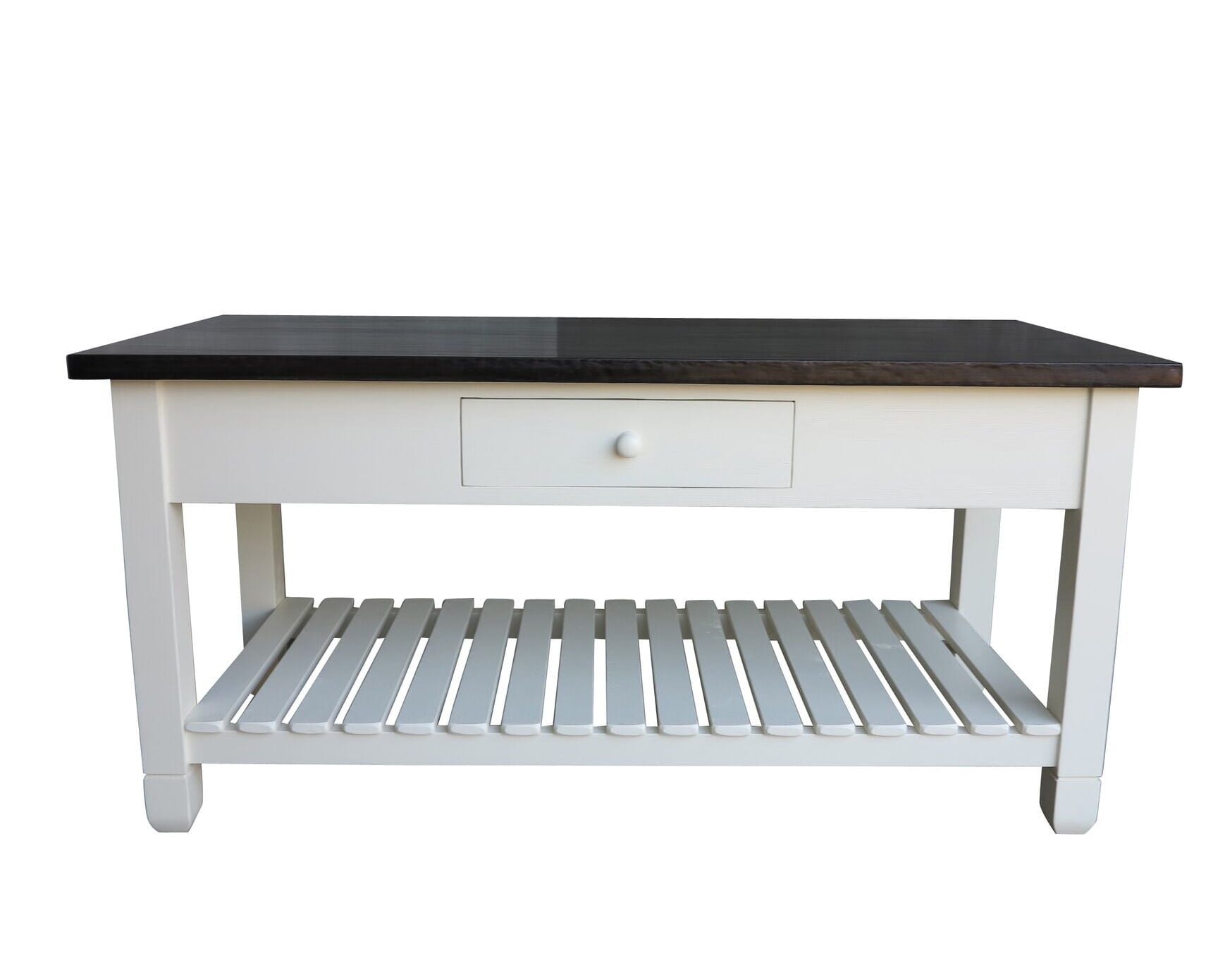 Bespoke Zinc Top Kitchen Unit With Wooden Base & Drawers - D1651